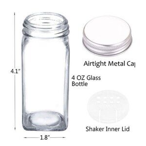 24 Glass Jars (empty)
